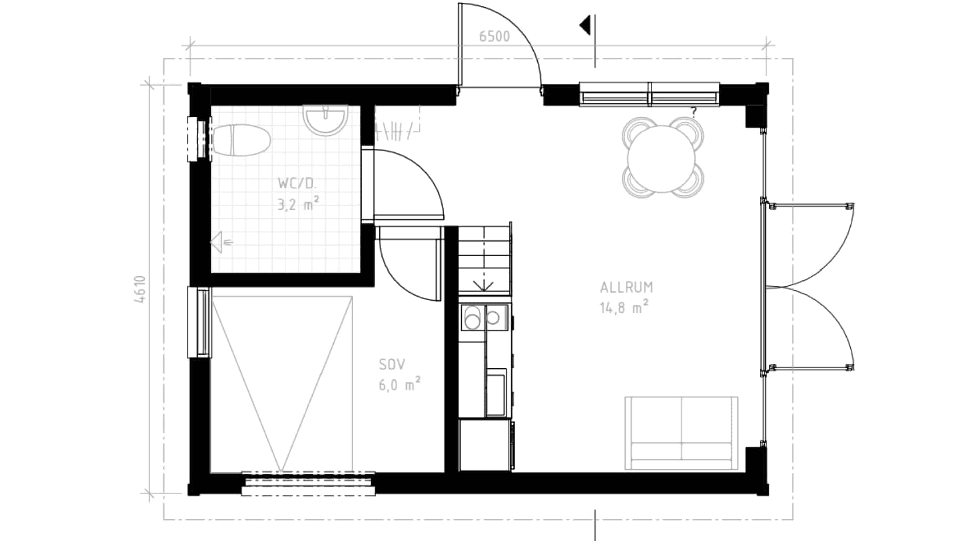 Planlösning unik #796