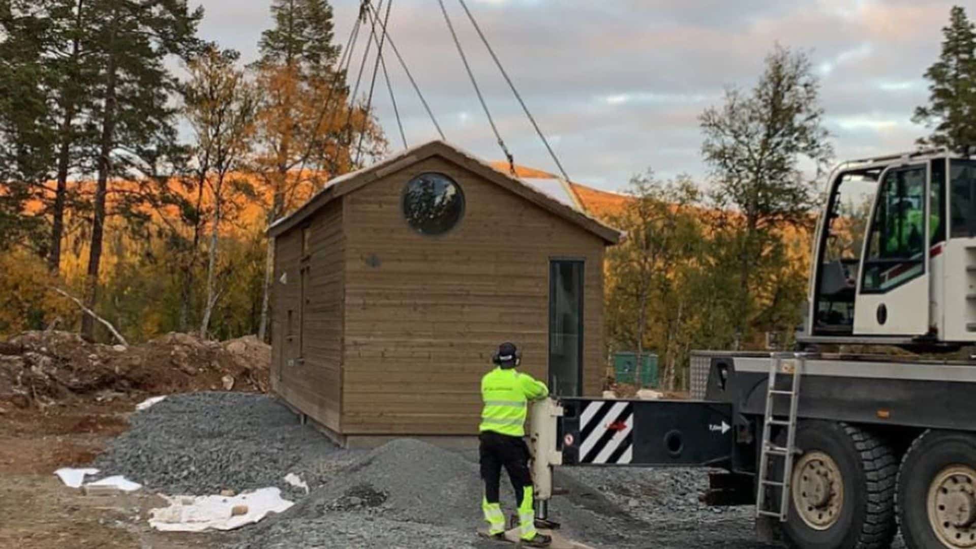 Fjällstuga lyft