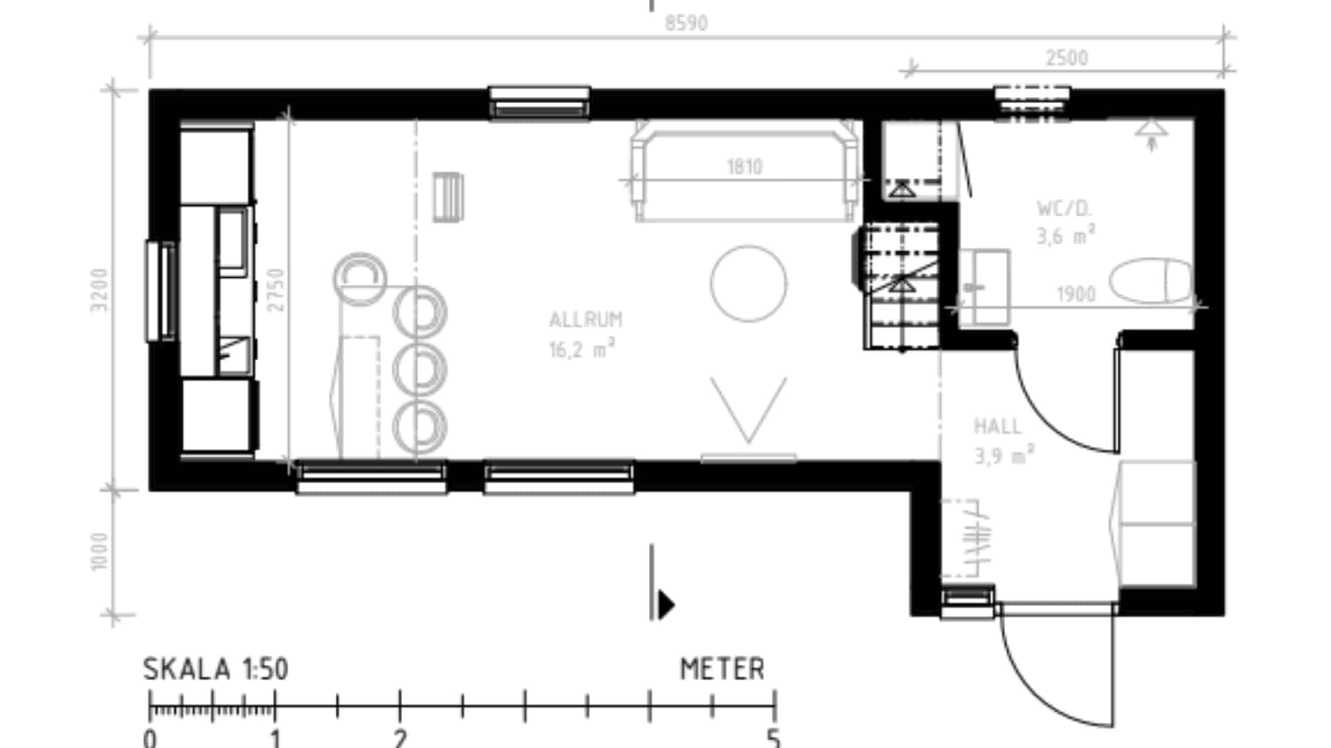 Planlösning unik #826 Åre