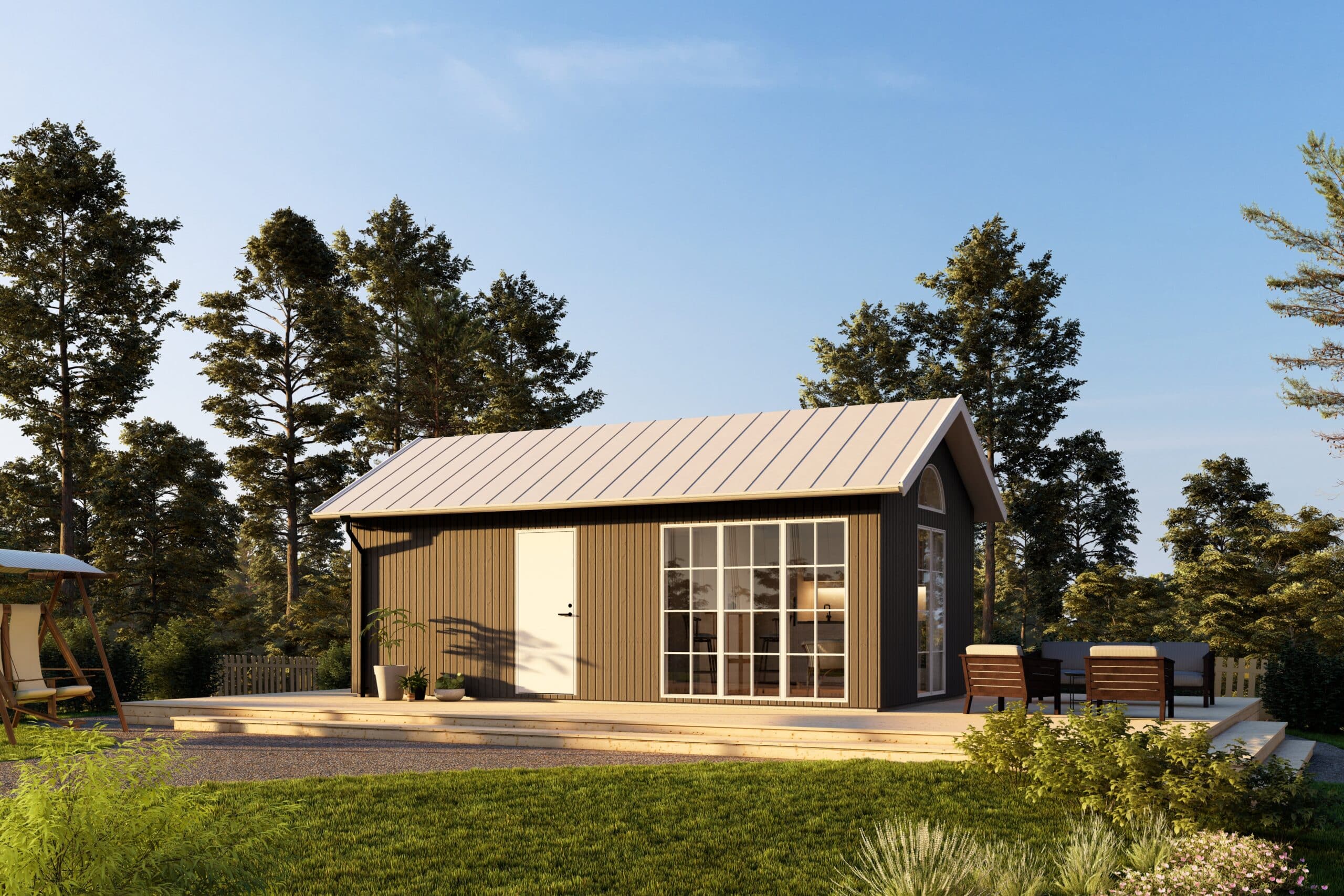 Attefallshus husmodell Mälaren 30 -kvm.