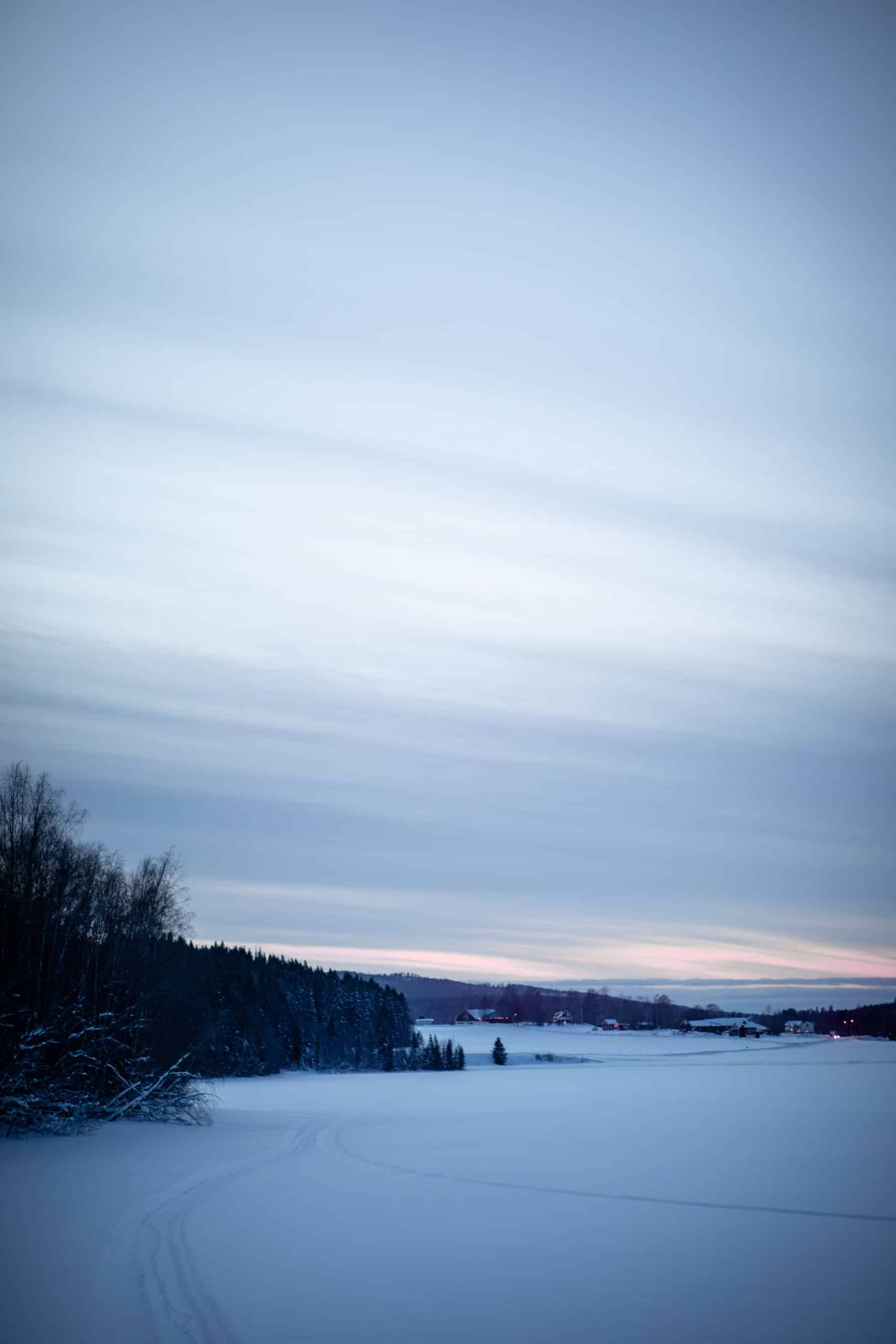 Kornsjön i vintermiljö