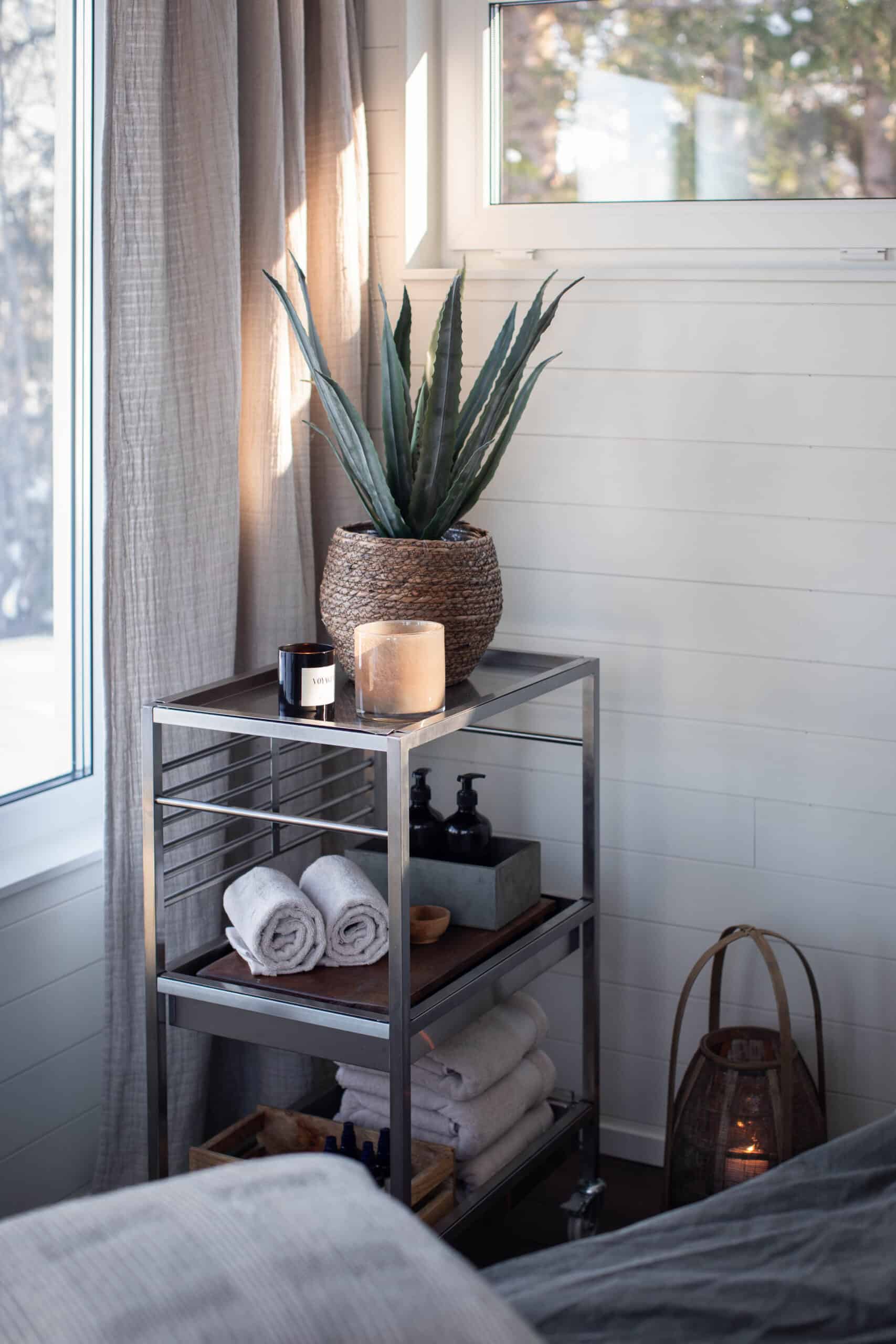 Spaprodukter i ett attefallshus